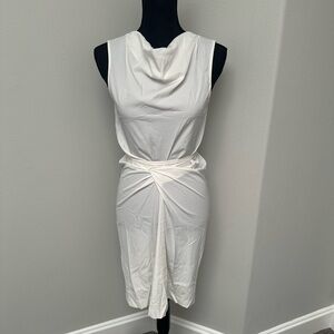 Diane Von Furstenberg White Sheath Dress